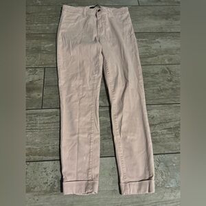 J Brand Women's Light Pink Cropped Pants